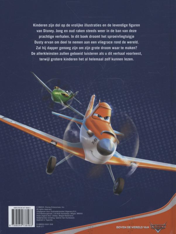 Disney Planes - Groot verhalenboek achterkant