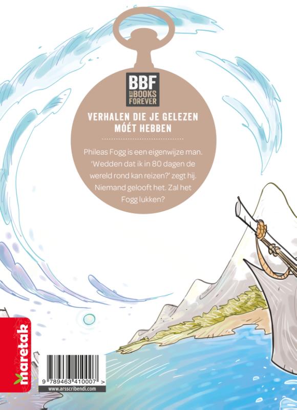 Reis om de wereld in 80 dagen / Best Books Forever achterkant