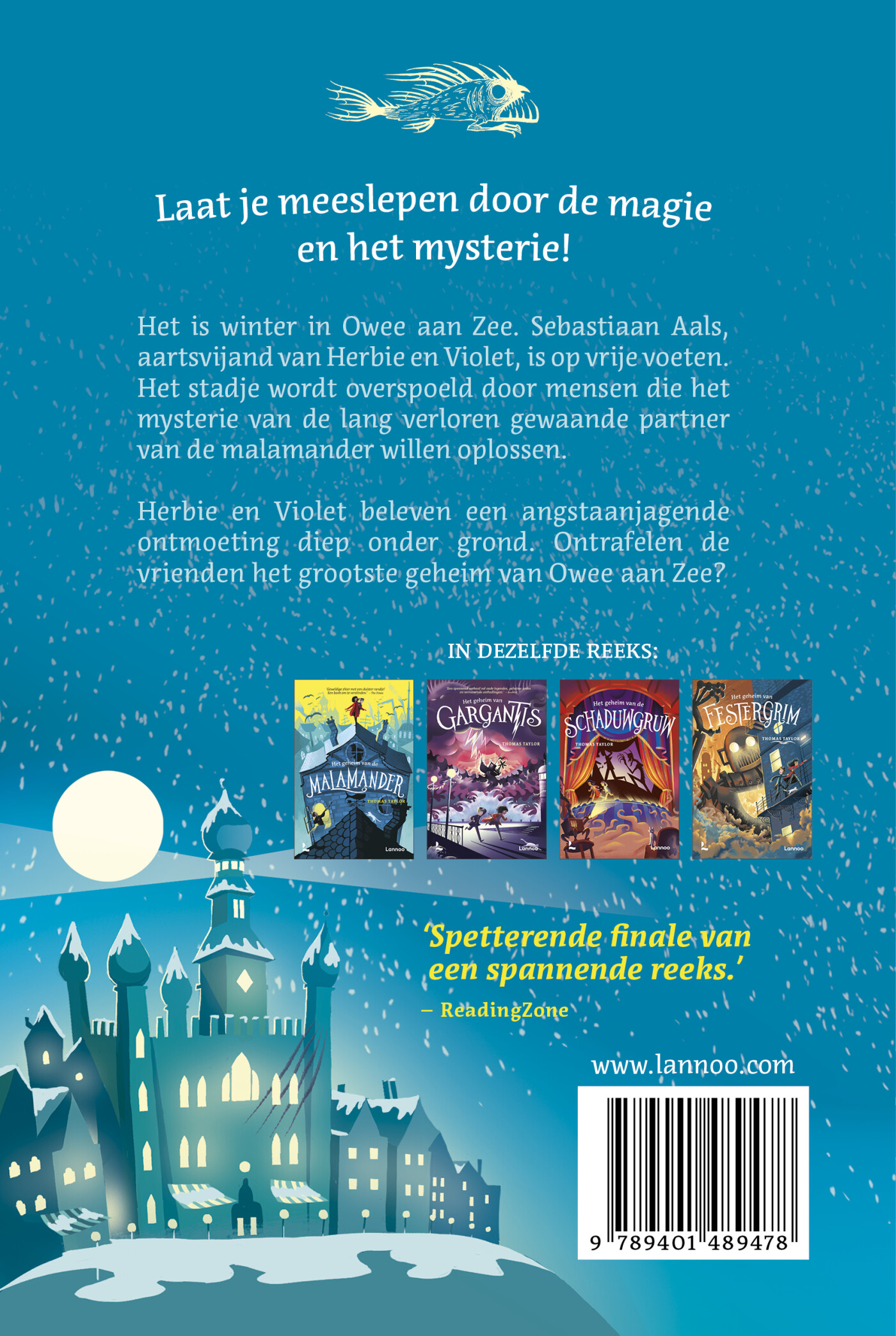 Het geheim van de meermindusa / Owee aan Zee / 5 achterkant