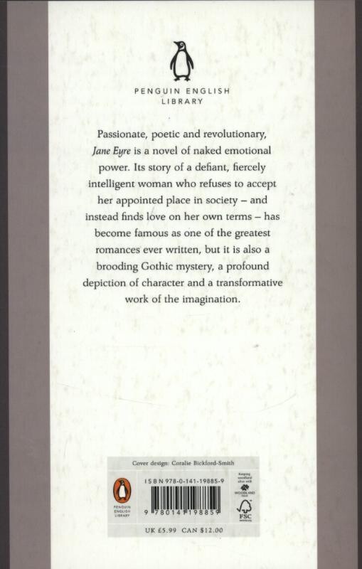 Jane Eyre / The Penguin English Library achterkant