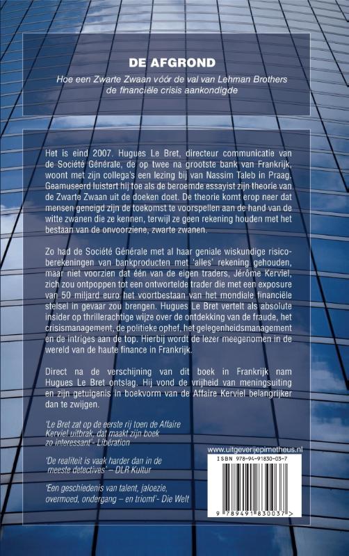 De afgrond De afgrond achterkant