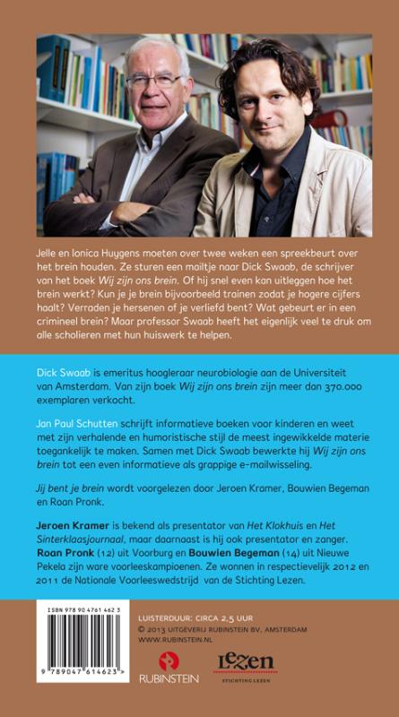 Jij bent je brein Jij bent je brein achterkant