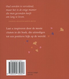 Elke dag een positieve gedachte achterkant