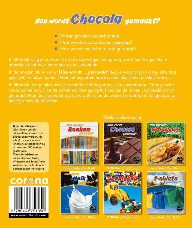 Hoe wordt ... gemaakt? - Hoe wordt chocola gemaakt? achterkant