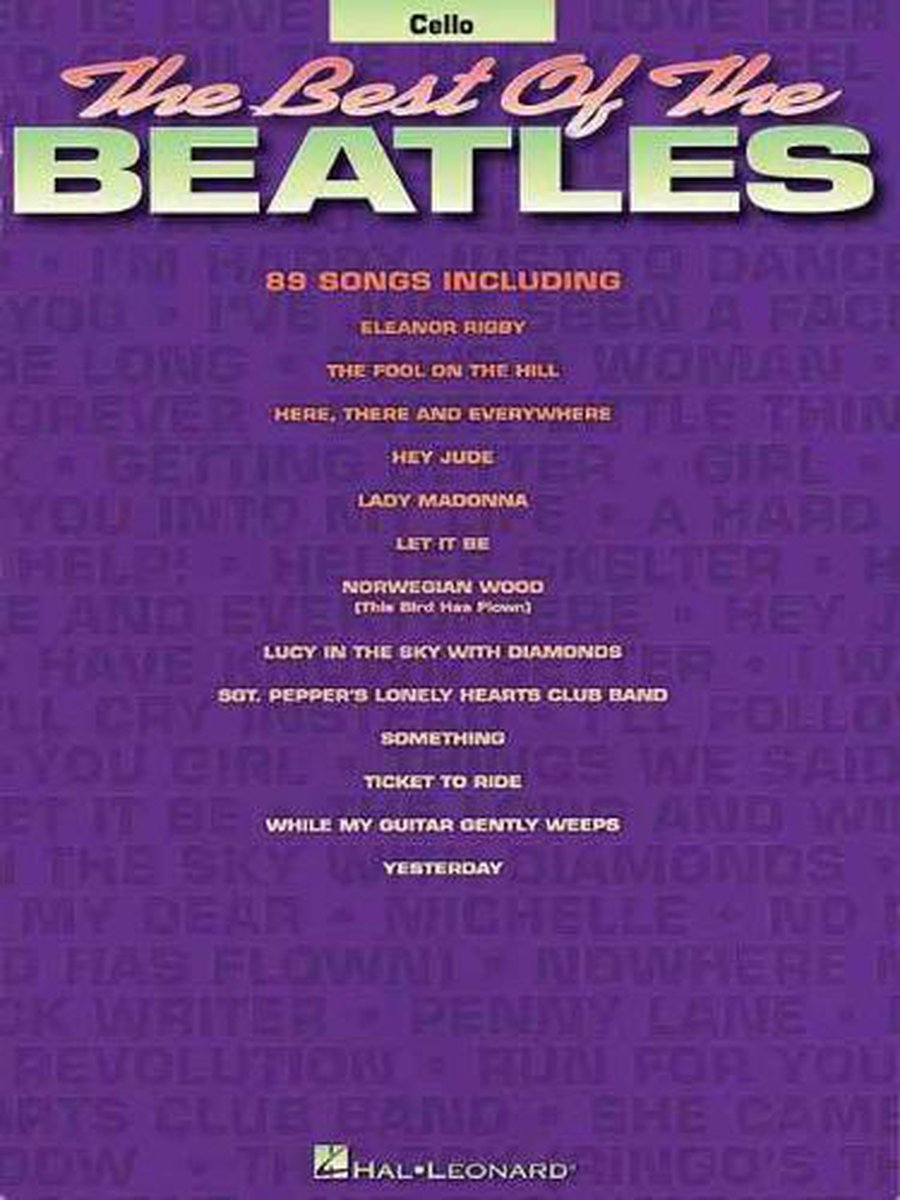 Best of the Beatles for Cello - 2nd Edition