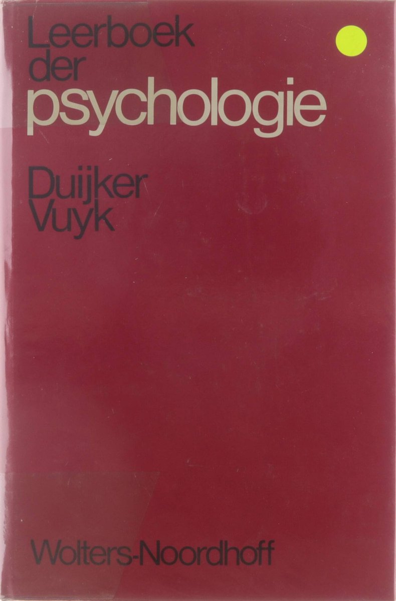 H.C.J. Duijker Leerboek Der Psychologie thumbnail