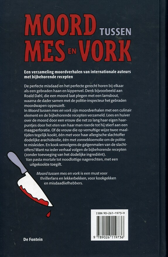 Moord tussen mes en vork Moord tussen mes en vork achterkant