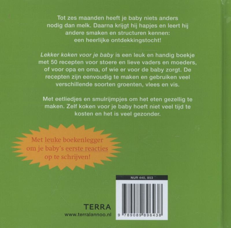 Lekker koken voor je baby achterkant