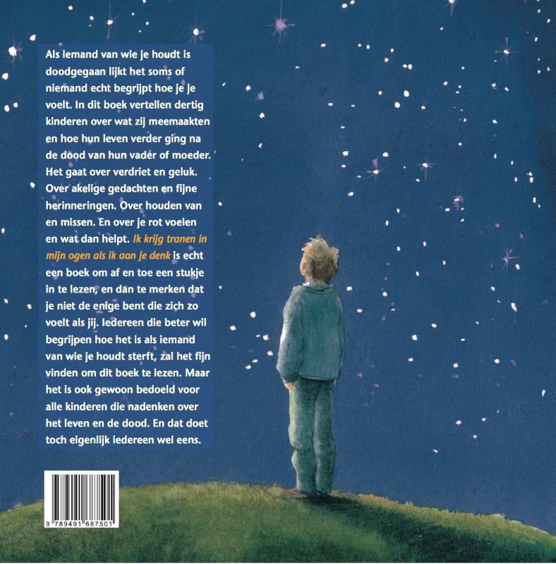 Ik krijg tranen in mijn ogen als ik aan je denk Ik krijg tranen in mijn ogen als ik aan je denk achterkant