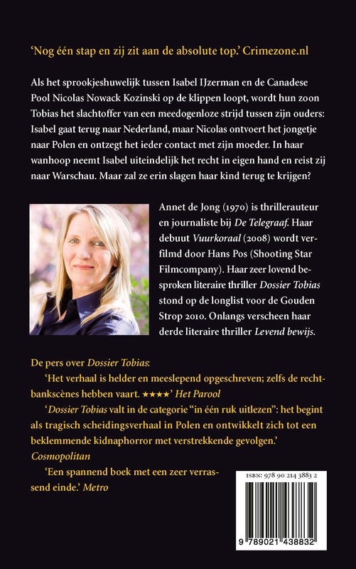 Dossier Tobias Dossier Tobias achterkant