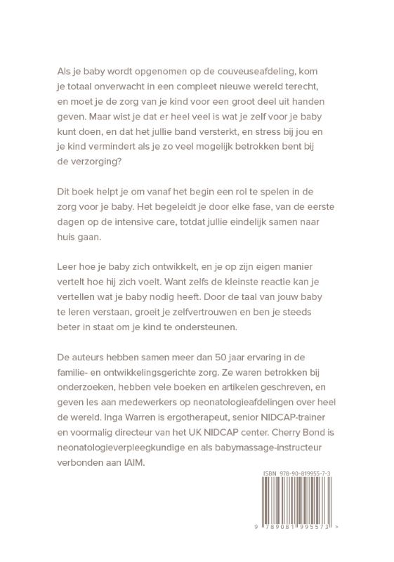 Zorgen voor je baby op de couveuseafdeling achterkant