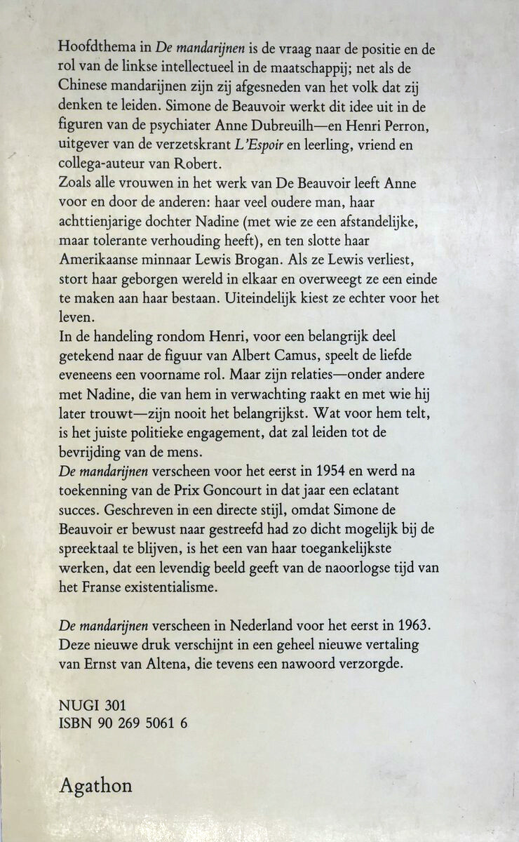 De mandarijnen achterkant