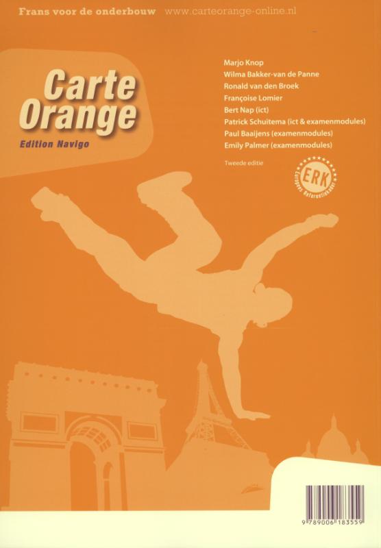 Carte Orange 3/4 vmbo Cahier d'activites achterkant