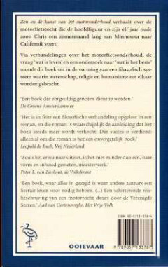 Zen en de kunst van het motoronderhoud / Ooievaar Zen en de kunst van het motoronderhoud / Ooievaar achterkant