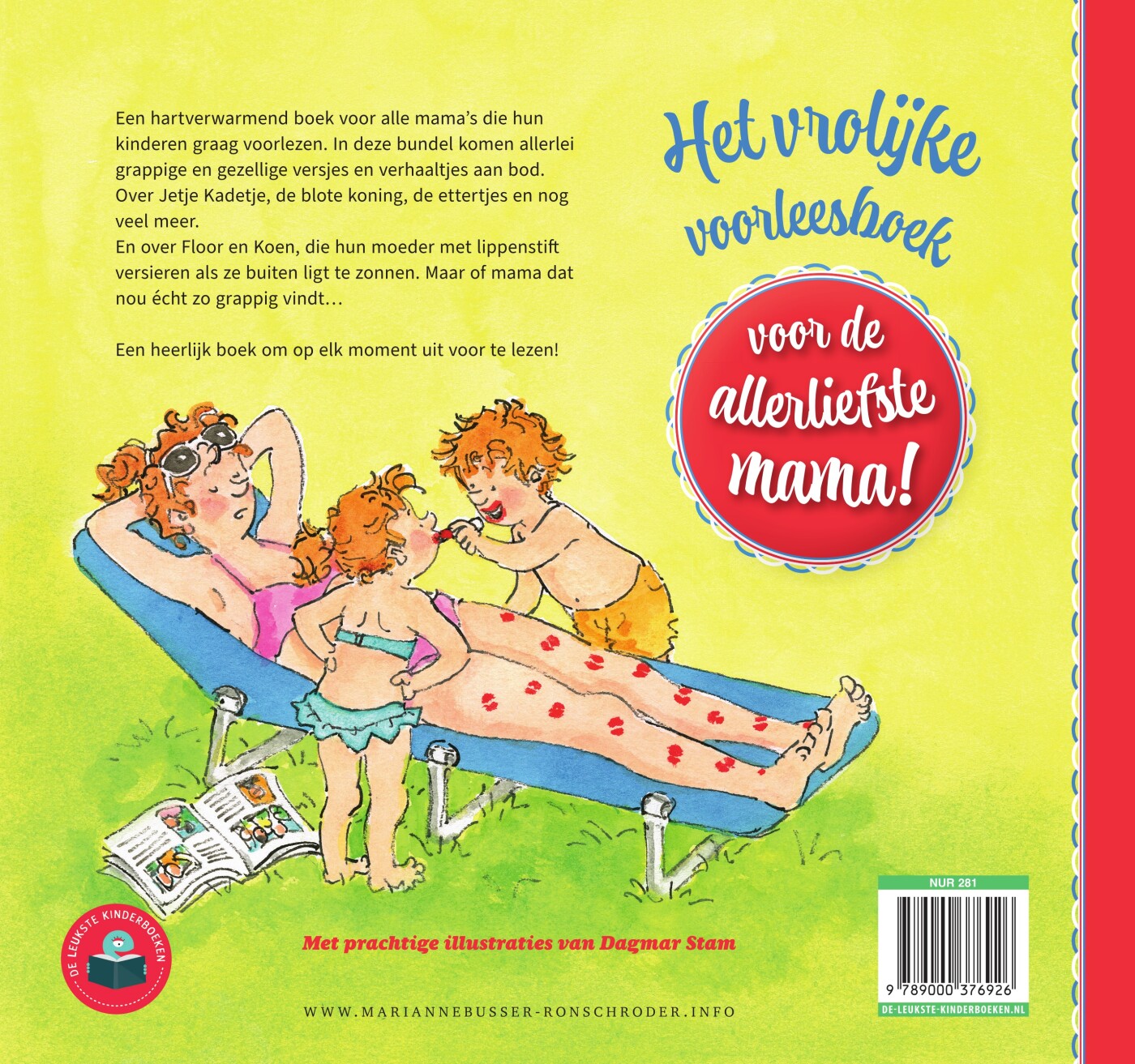 Het vrolijke voorleesboek voor de allerliefste mama! / Voor de allerliefste… achterkant
