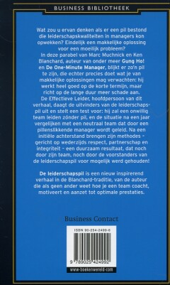 De leiderschapspil / Business bibliotheek achterkant