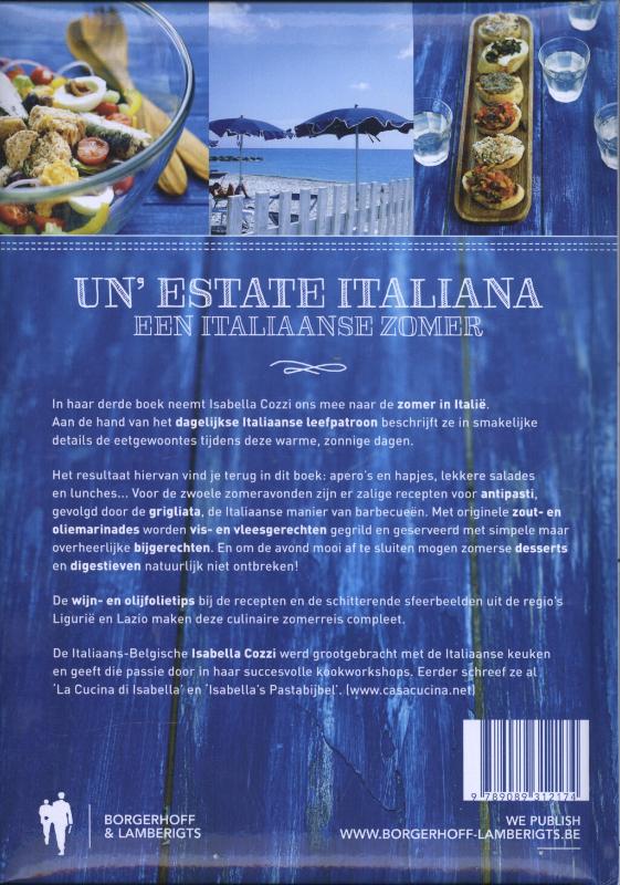 Isabella's Italiaanse zomer achterkant