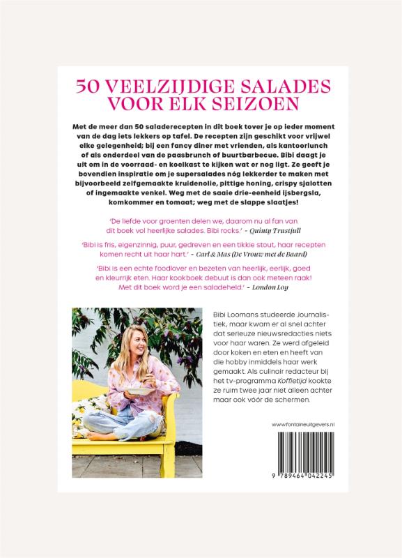 Zin in salade achterkant