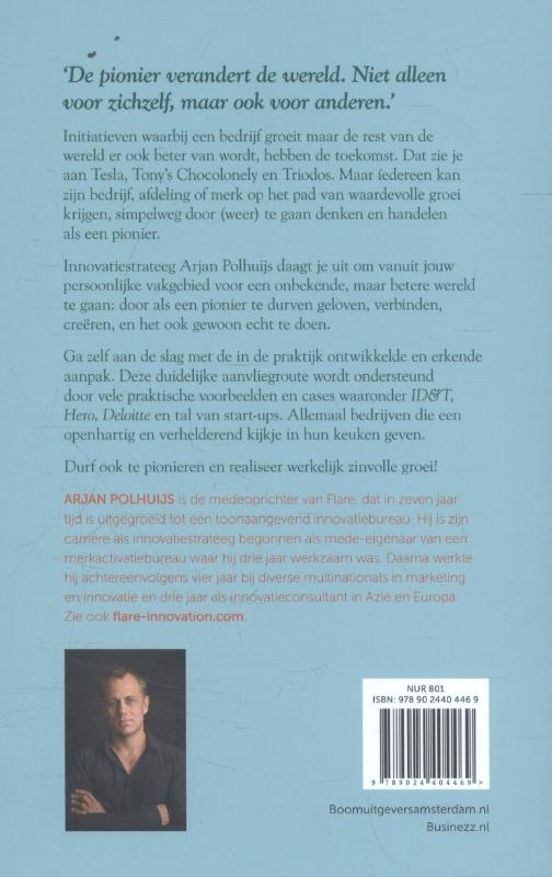 Pionier! achterkant