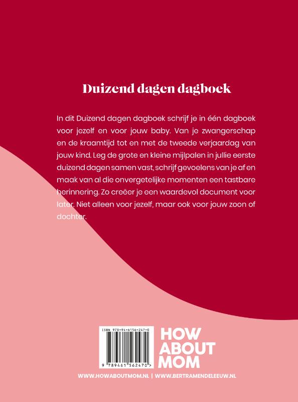 Duizend dagen dagboek achterkant