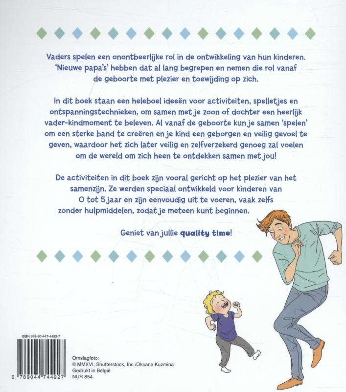 Papa speelt mee! achterkant