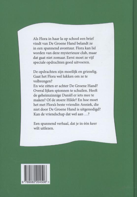 De groene hand achterkant