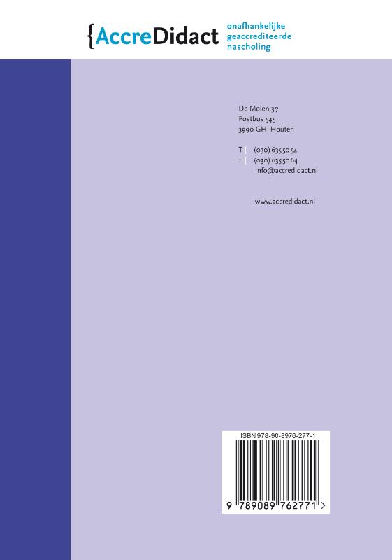 Behandeling van gebitsslijtage / AccreDidact / TA2018-1 achterkant