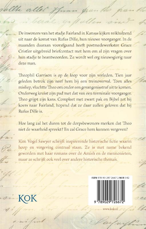 Een man van zijn woord achterkant