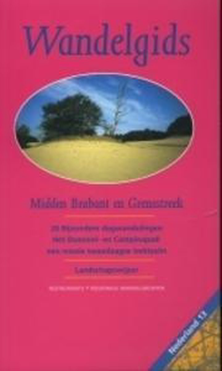 boekenbalie_9789075362442_cover Wandelgids voor Midden Brabant en Grensstreek / Nederland / 13