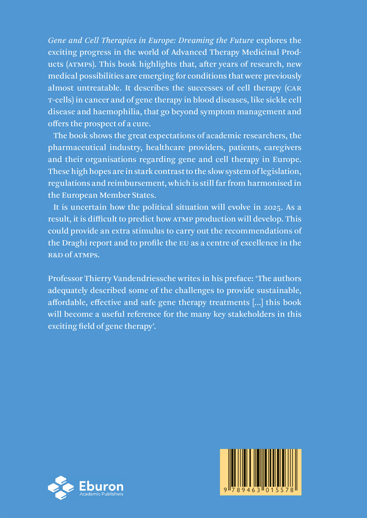 Gene and cell therapies in Europe achterkant