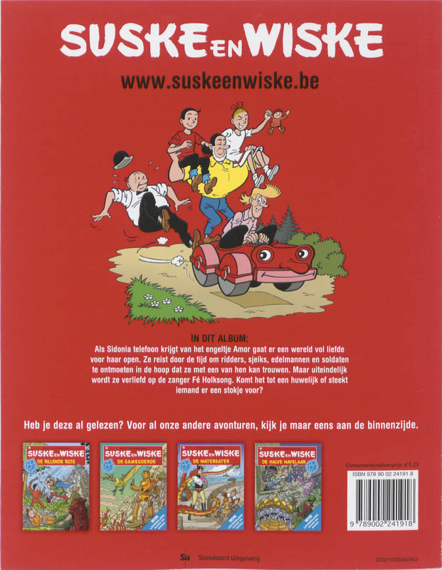 De briesende bruid / Suske en Wiske / 092 achterkant