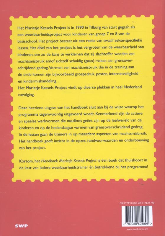 Handboek Marietje Kessels project achterkant