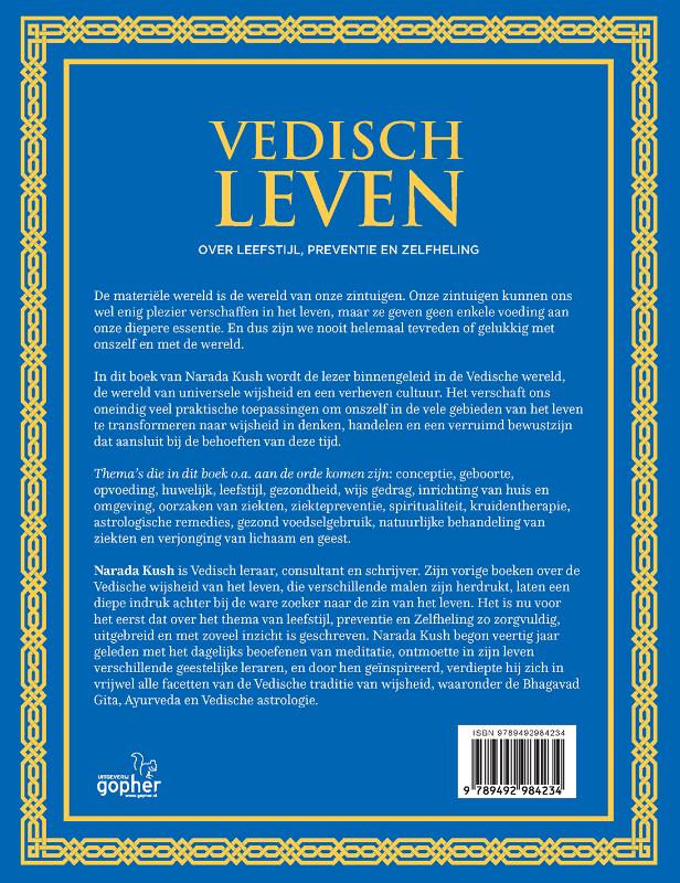 Vedisch Leven achterkant