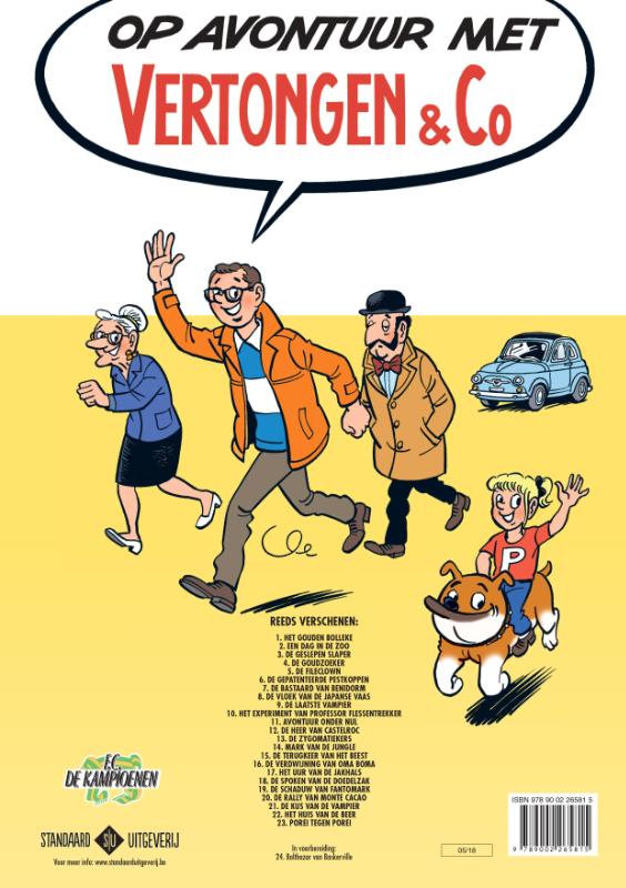 Vertongen en C° 23 -  Porei tegen Porei Vertongen en C° 23 -   Porei tegen Porei achterkant