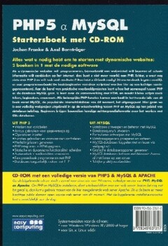PHP5 & MySQL STARTERSBOEK achterkant