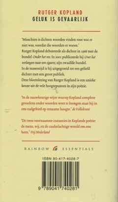 Geluk is gevaarlijk / Rainbow essentials / 27 achterkant