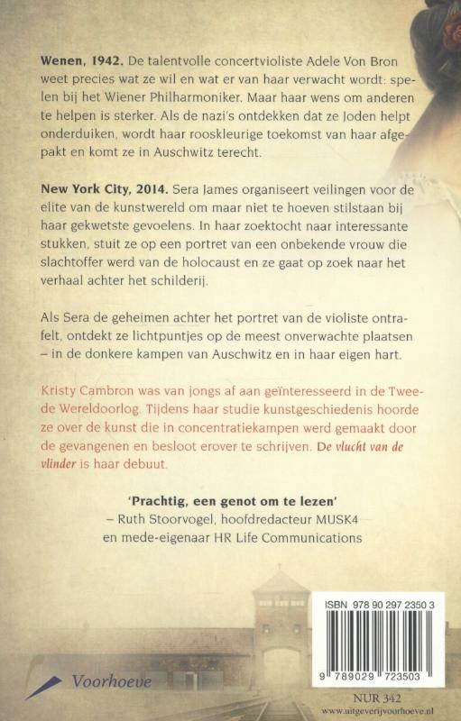 De vlucht van de vlinder achterkant