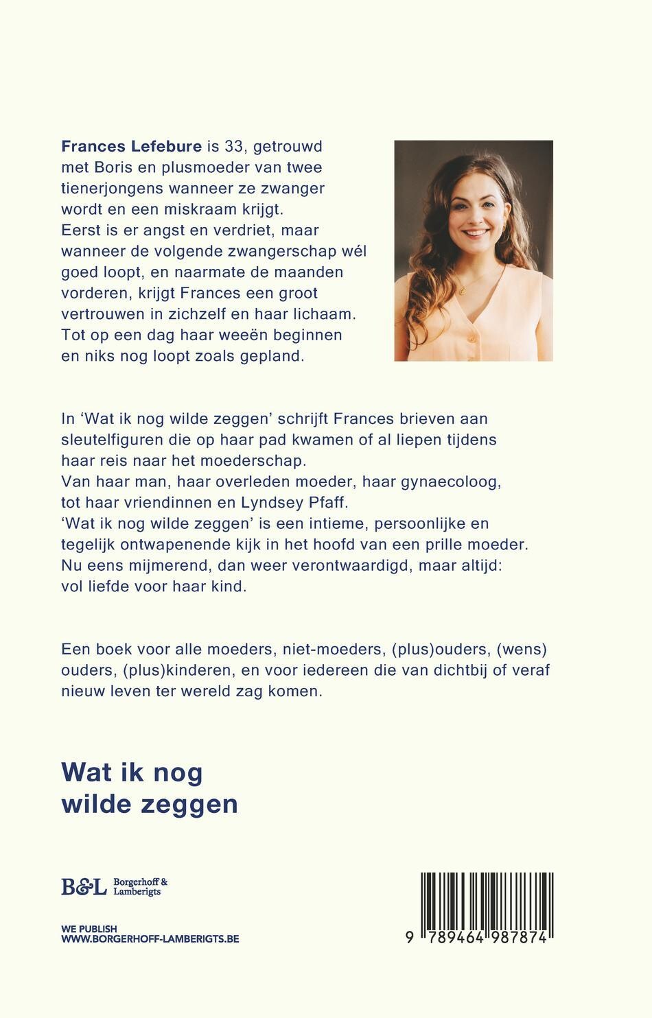 Wat ik nog wilde zeggen achterkant