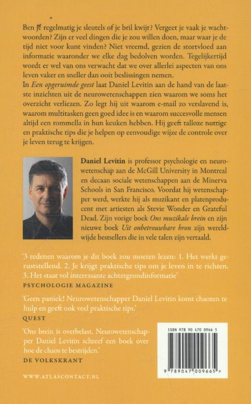 Een opgeruimde geest Een opgeruimde geest achterkant