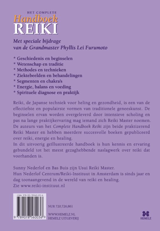 Het complete handboek Reiki achterkant