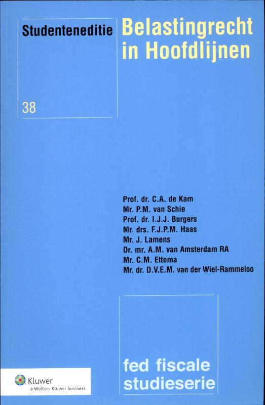 Belastingrecht in hoofdlijnen  / deel Studenteneditie