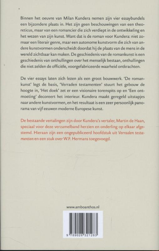 Over de romankunst achterkant