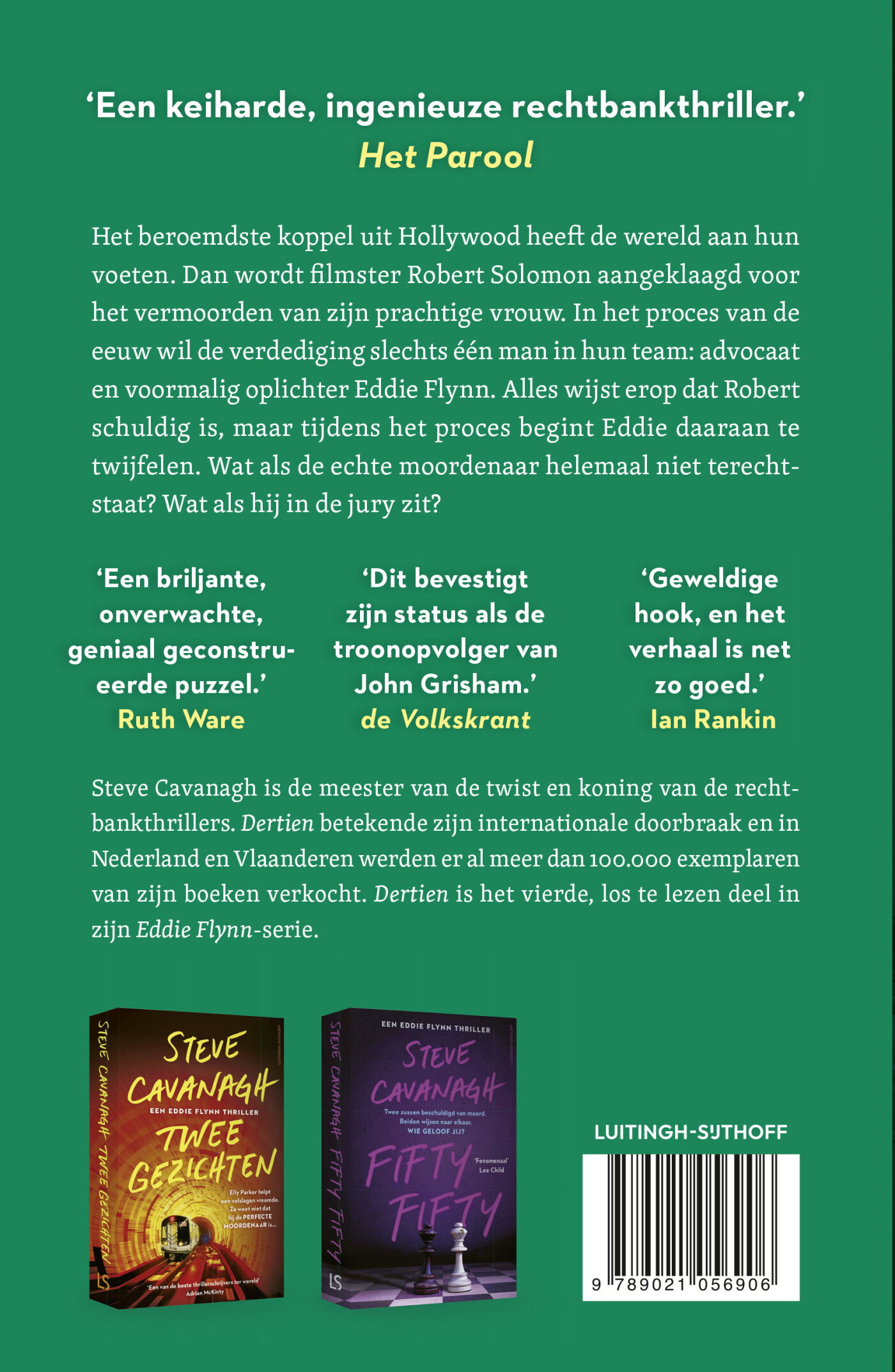 Dertien / Eddie Flynn / 4 achterkant