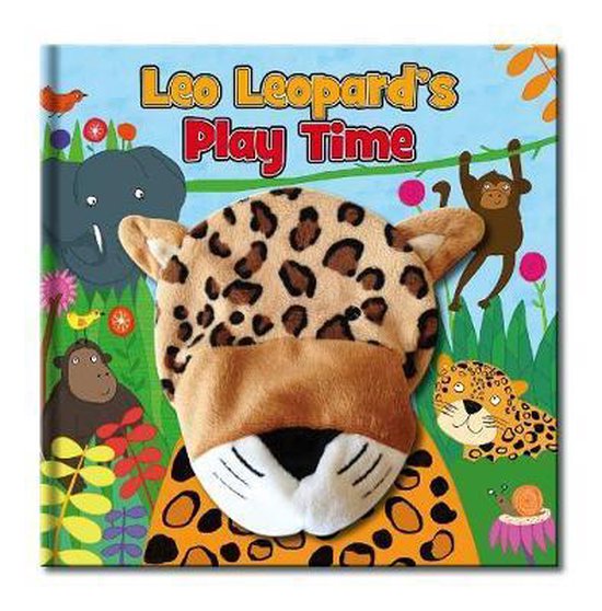 Large Hand Puppet Book - Leo Leopard'S Play Day