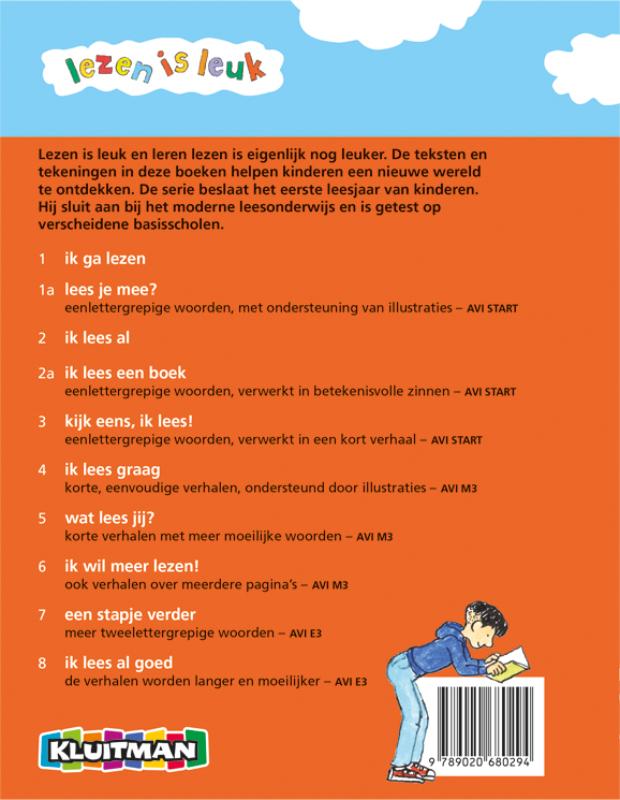 ik lees een boek / Lezen is leuk achterkant