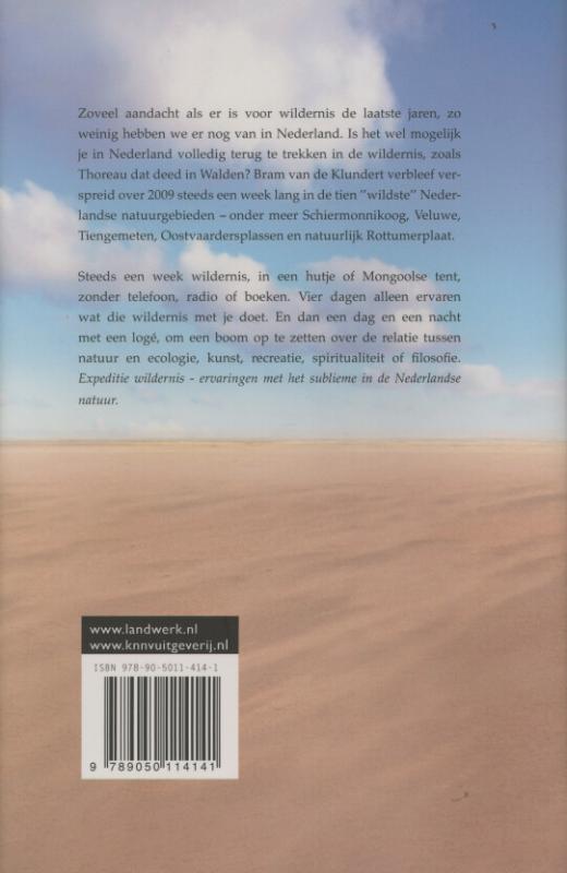 Expeditie wildernis Expeditie wildernis achterkant