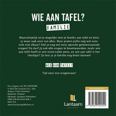 Wie aan tafel? Familie achterkant