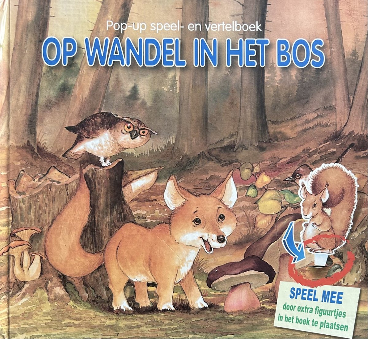 boekenbalie_9789058433107_cover Op wandel in het bos / Popup speel- en leerboek