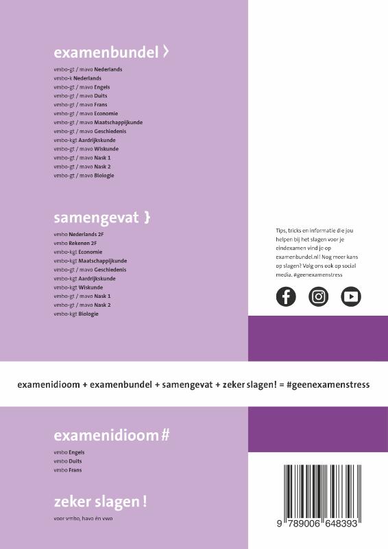 Examenbundel / vmbo-gt/mavo Aardrijkskunde 2023/2024 achterkant