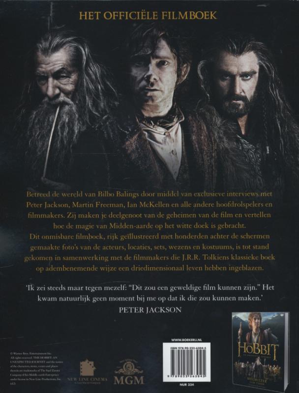 De hobbit filmboek achterkant